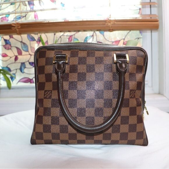 Louis Vuitton Brera Damier Ebene Satchel Bag - Picture 1 of 13